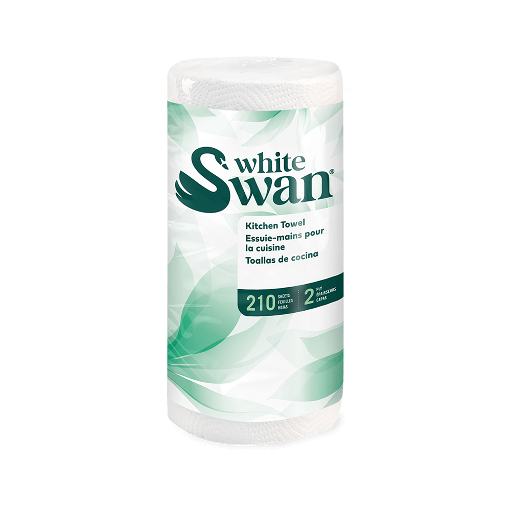 Kitchen Towel Perforated White Swan 12x210 Sheets