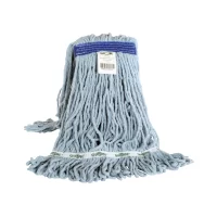 Wet Mop 16oz Blue Rayon Narrow Band Cut End